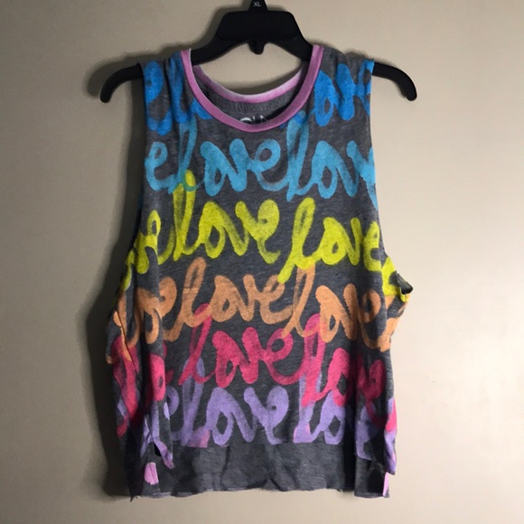 Chaser Tops - Chaser Rainbow Love Tank